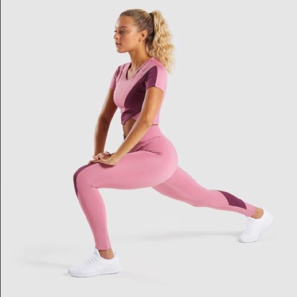 Gymshark Legging and Crop Top Set